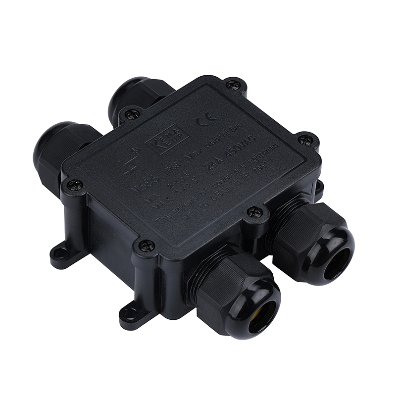 IP68 Waterproof Plastic Junction Box M686-H (4*M25)