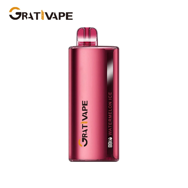 Grativape ICool 9000 puffs одноразовый стилус Vape мигает RGB LED Одноразовый аккумулятор Mini vape емкостью 600 мА/ч с 10 фруктовыми ароматами Перо Vape