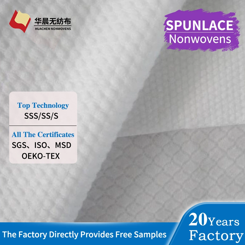 Wholesale/Supplier Customized 100% Viscose/ Rayon/PP Spunlace Nonwoven Fabric Factory for Wet Wipes/Bath Towel/ Face Towel