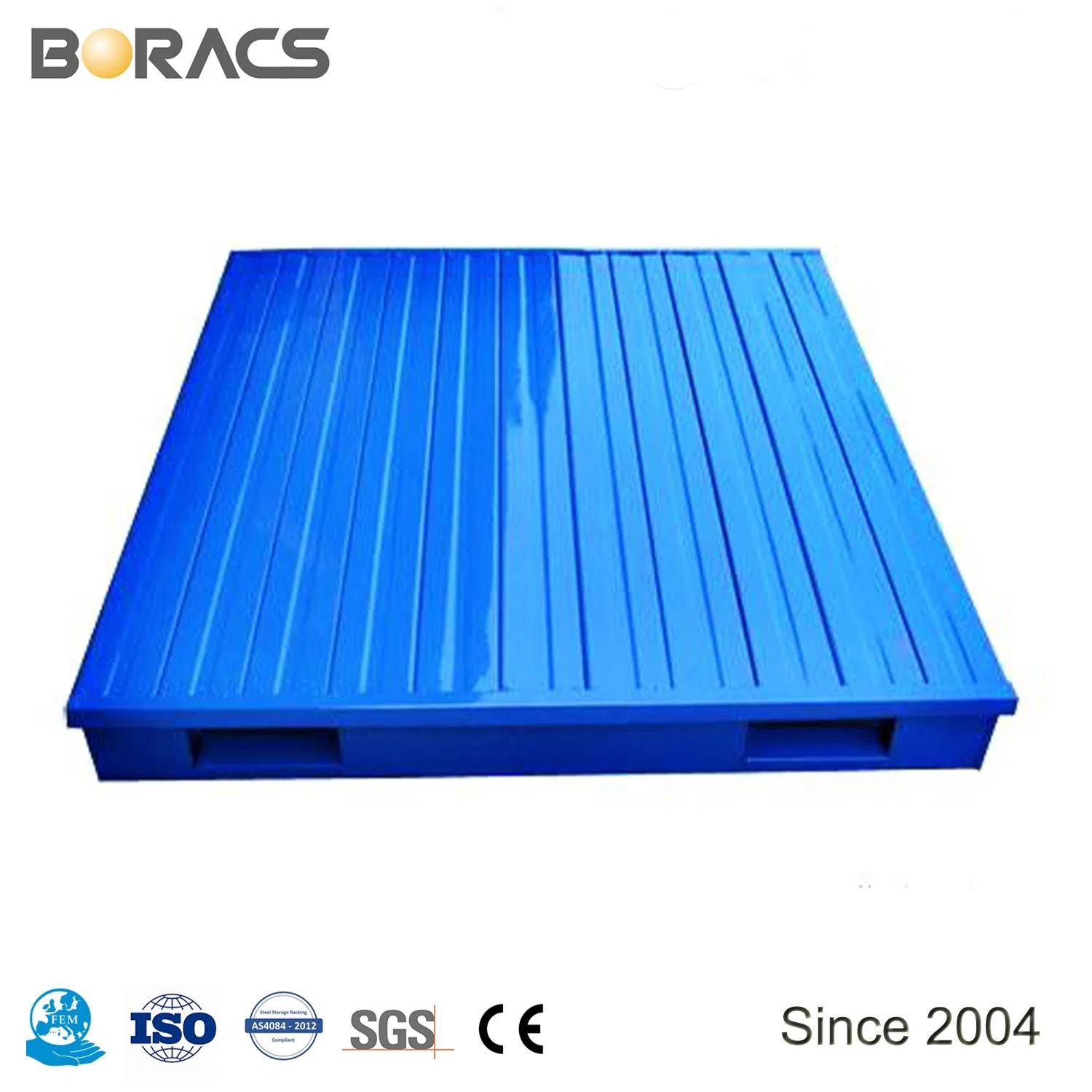 OEM Industrial Warehouse Forklift Storage Heavy Duty Galvanized Metal Steel Pallets for Cold Storage