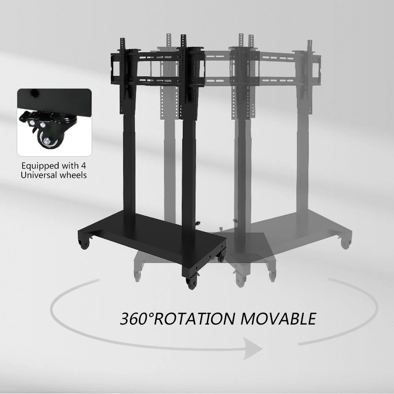 Современные подставка под телевизор мебель телевизор поднимите колеса с пульта дистанционного управления с приводом с регулируемой высотой ТВ тележки тележка для управления.
