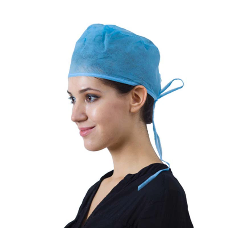 Hairnets desechables no tejidos/ Gorra de bouffant/ Gorra de mozo