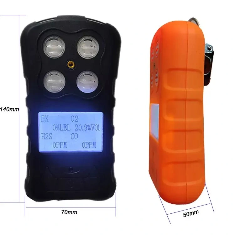 2023 Nkyf Venta caliente 4 en 1 de Alarma de Gas Detector de fugas de gas portátiles