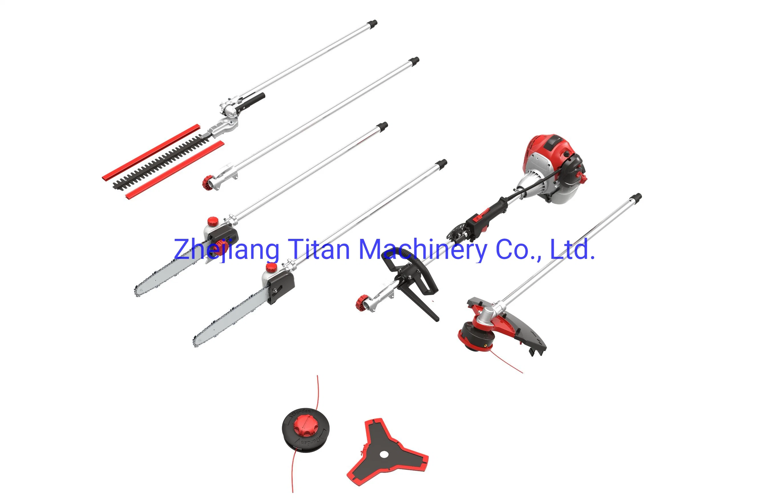 52cc 4 in 1 2 Stroke Gasoline Garden Multi-Tools