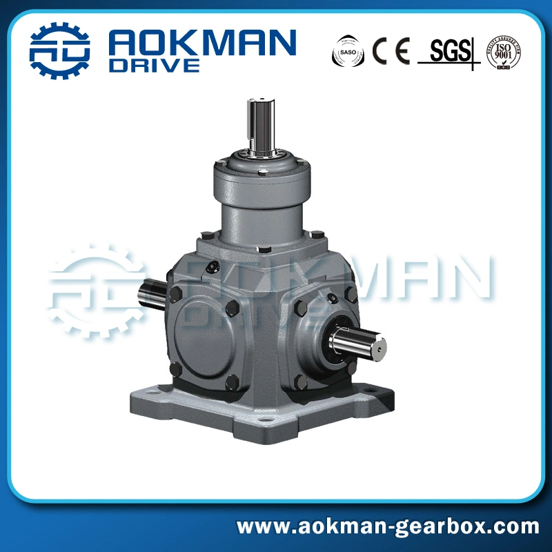 T Series Right Angle Spiral Bevel Gear Reducer From Aokman