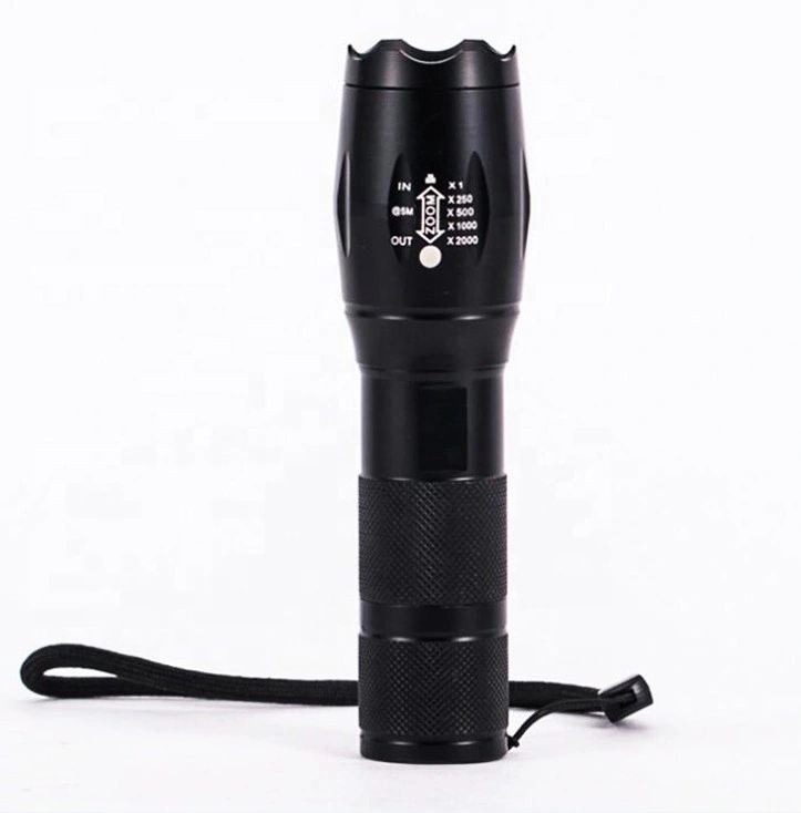 Wholesale/Supplier Multifunction Water Proof Rechargeable Zoomable 800 Lumens Torch LED Flashlight