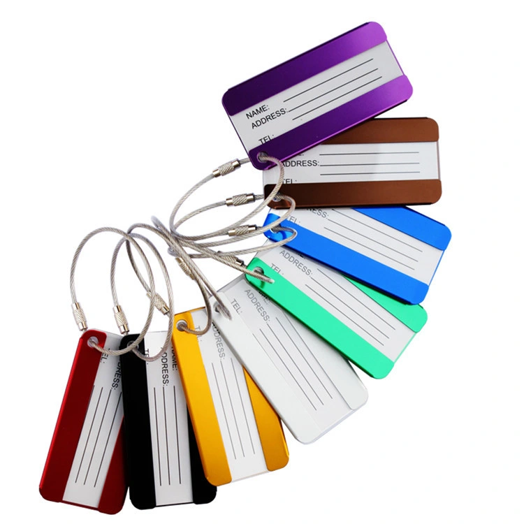 Manufacture Custom Metal Luggage Tag Wholesale/Supplier Plain Luggage Tags