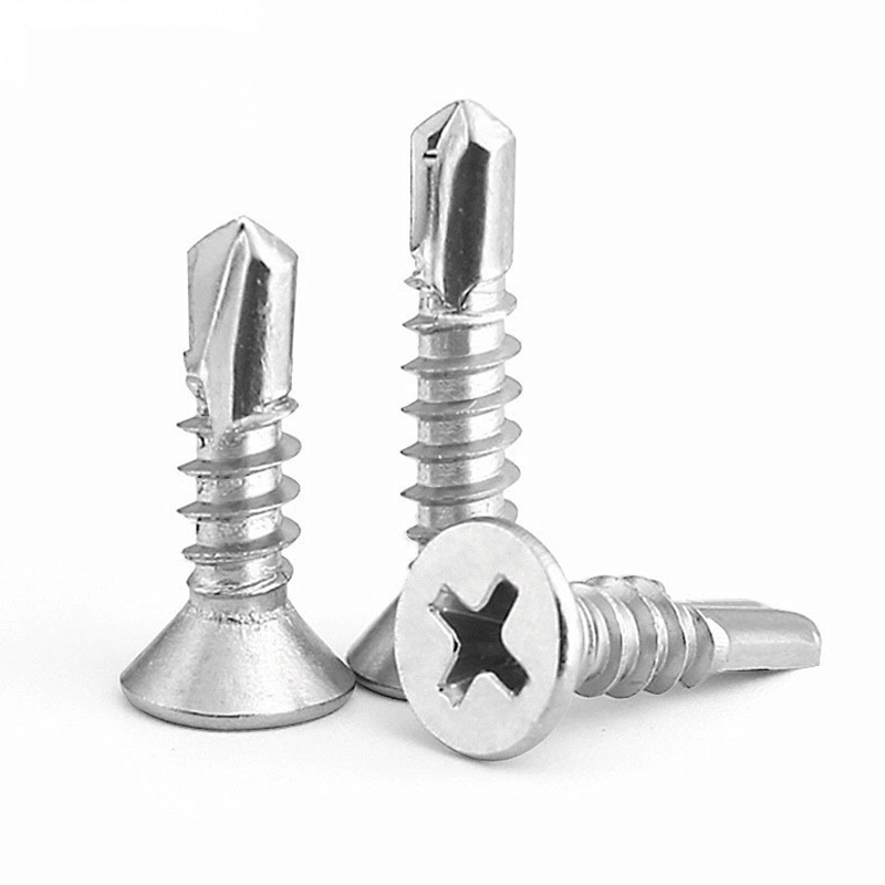 OEM Cross Countersunk Head Drill Tail Screw Galvanized Self-Tapping Self-Drilling Dovetail Self-Tapping Screw Non-Standard Screw