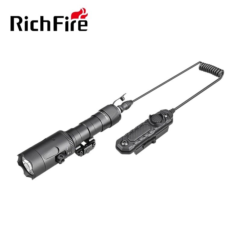 Richfire Red Laser 1200lm Tactical Light with Mouse Tail Switch