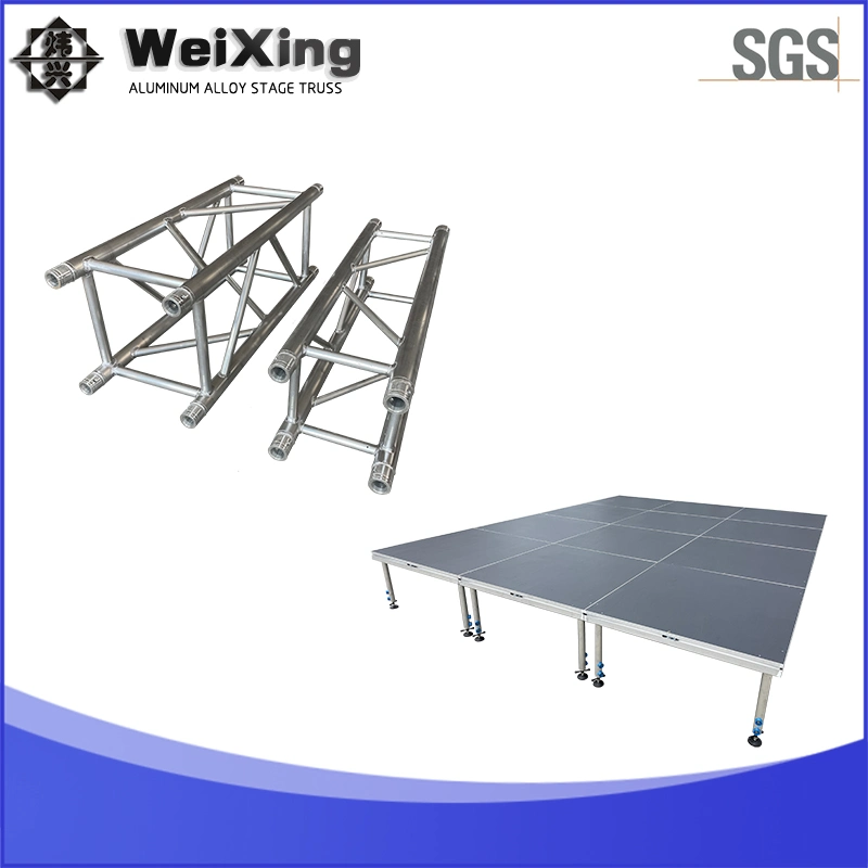 Aluminum Spigot Frame Banner Truss Stand Aluminum Stage for Sale 290*290/300*300/400*400