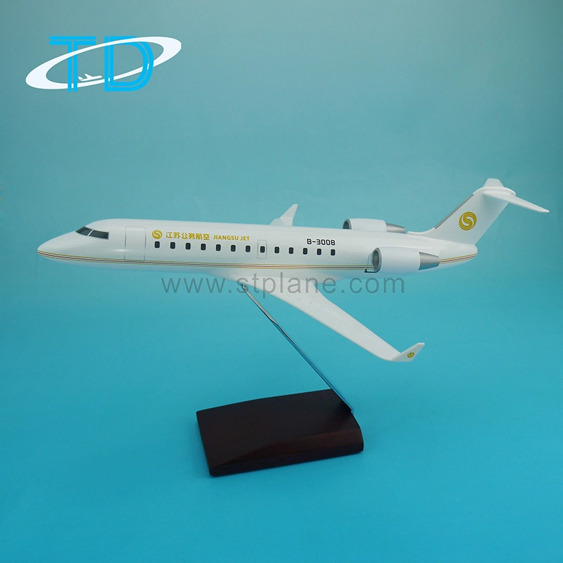 Crj-200 Modelo Jet comercial de resina de 34cm.