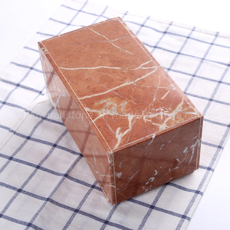 Marble Tissue Box for Bathroom Dining Room in Home and Hotel Decoration