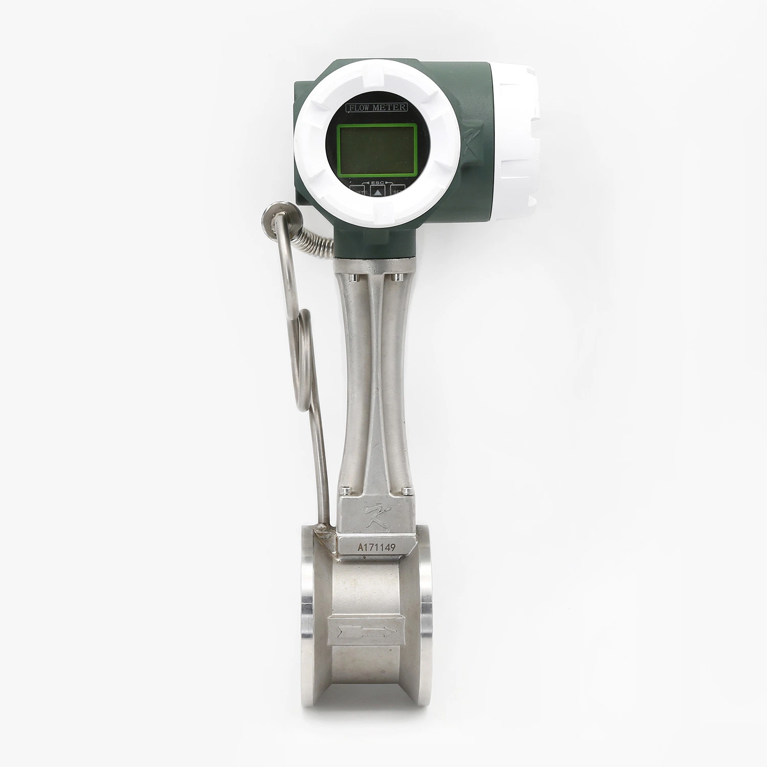 Factory Direct Selling Vortex Flowmeter with Integrated Temperature and Pressure Compensation Compressed Air Flowmeter, Flange Connection