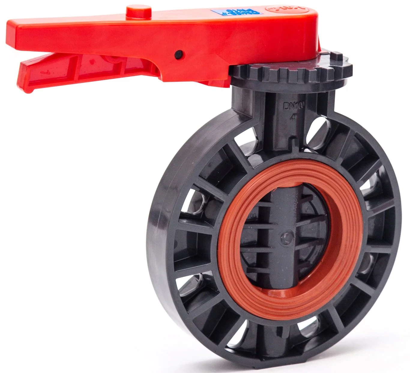 High quality/High cost performance Plastic Butterfly Valve Lever PVC Wafer Type Flange Butterfly Valve UPVC EPDM Seat Butterfly Valve DIN ANSI JIS Standard DN20-DN400 (2"-16")