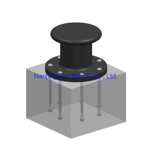 Ete Tração estática Pilar Marinho força de tração estática do pilar de Amarração com Âncora Marinho