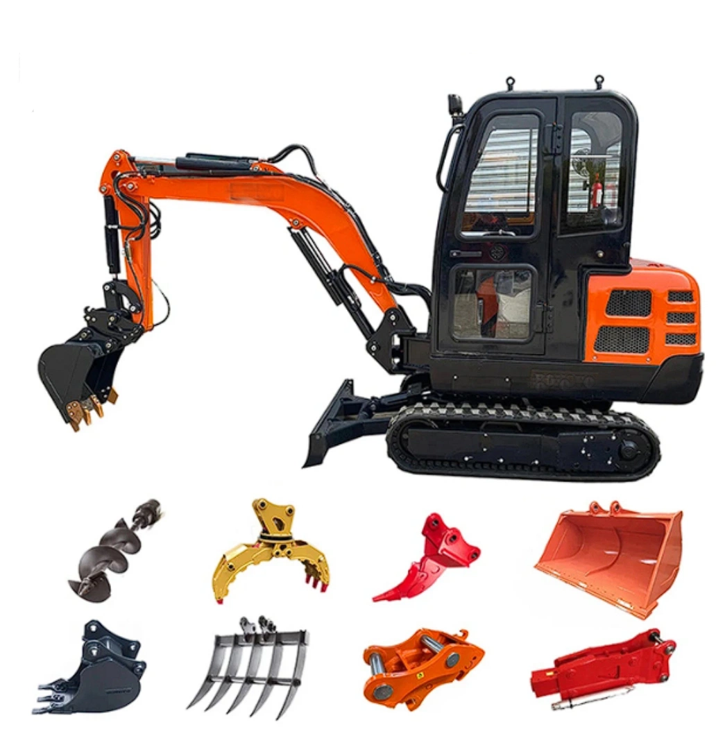 Forklift/Electric Loader/Tipper Dump Truck/Refitting Evcavator with Wireless Breaking Hammer/Cross Country Boom/Cargo Fork Adding Excrement Pushing Board