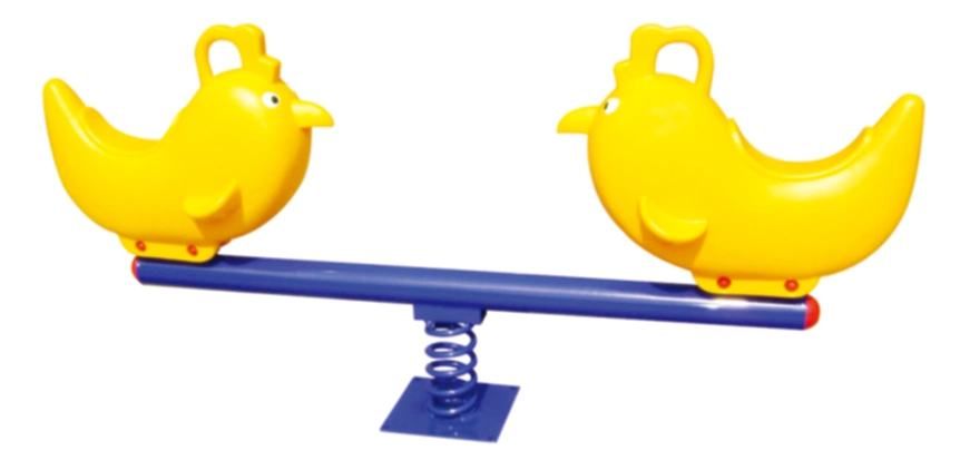 Funny Cartoon Outdoor Playground Rocking Plastic Seesaw Amusement Equipment