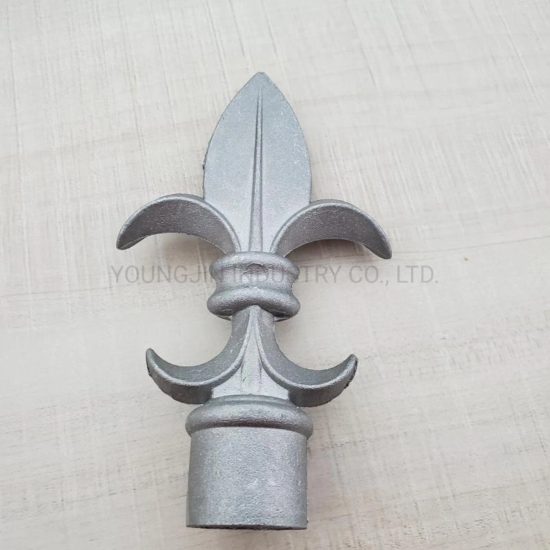 Aluminum Fence & Railing Spear Points/Finials/Spear Tops Flower Type for 19mm Round Picket