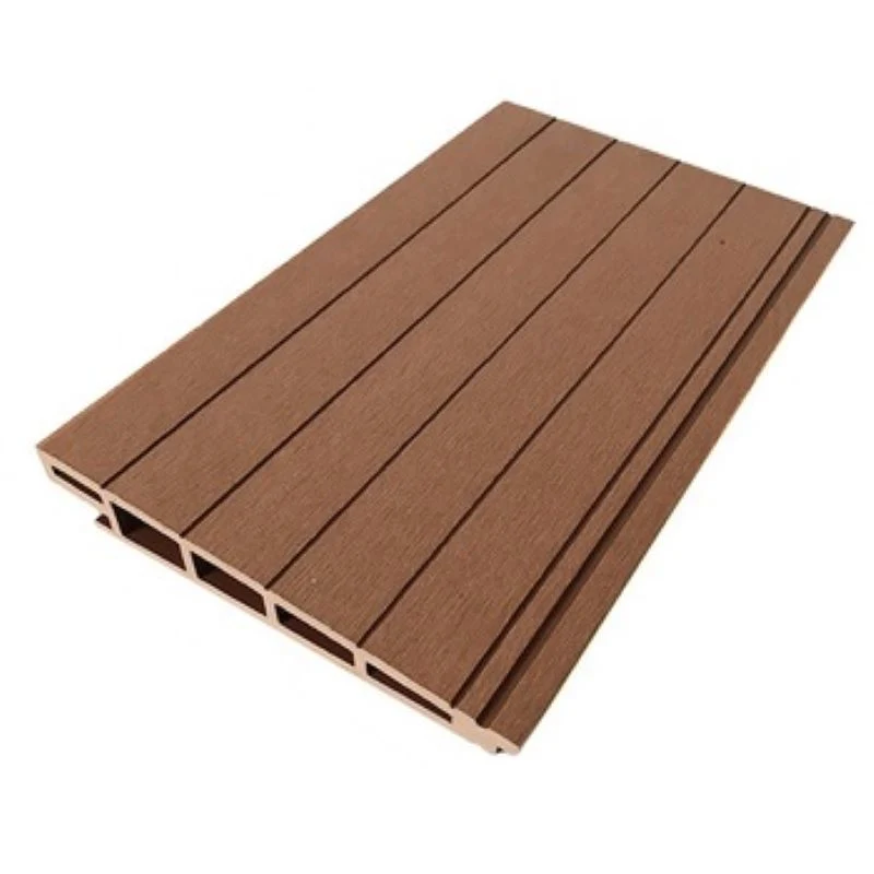 165X27.5mm UV Resistant, Fire Retardant Outdoor Hollow Building Material Modern Interior Composite Wood Wall Cladding Wall Panel