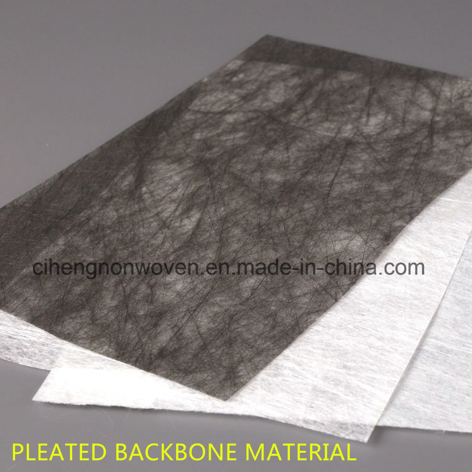 White Electrostatic Cottom Composite Nonwoven Filter Media with 98%Filter Efficiency