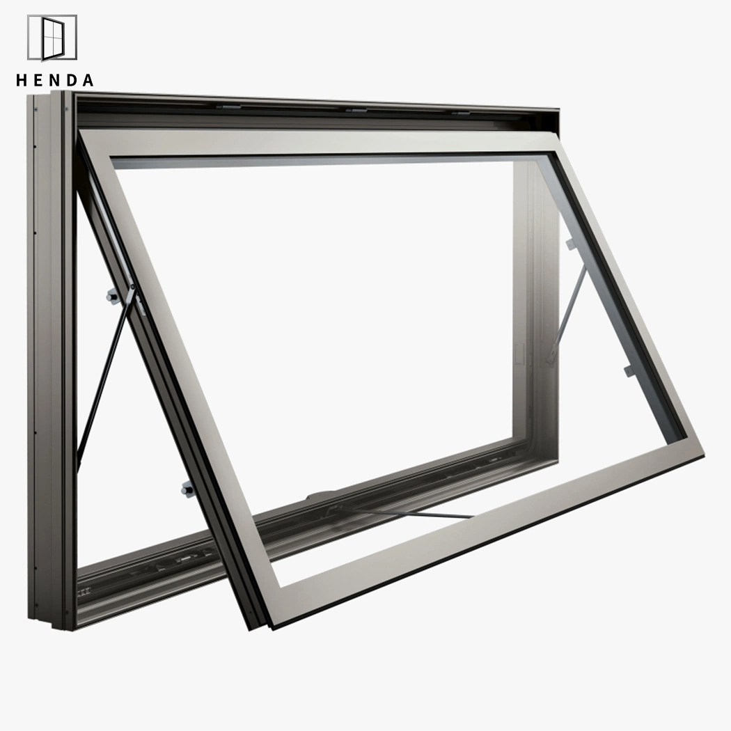 New Design Customized/Aluminium Awning Windows and Doors Opening Mosquito Mesh UPVC/Metal Aluminum Top Hung Window