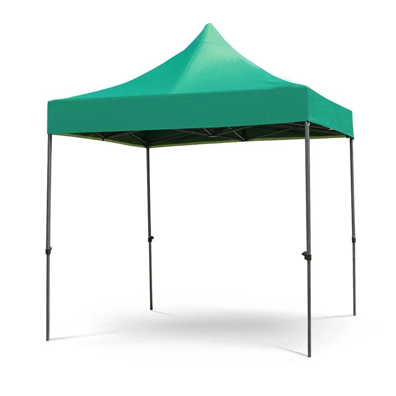 10'x10' Canopy desplegable al aire libre Fiesta de boda Tent Patio plegable Tent Cenador gris