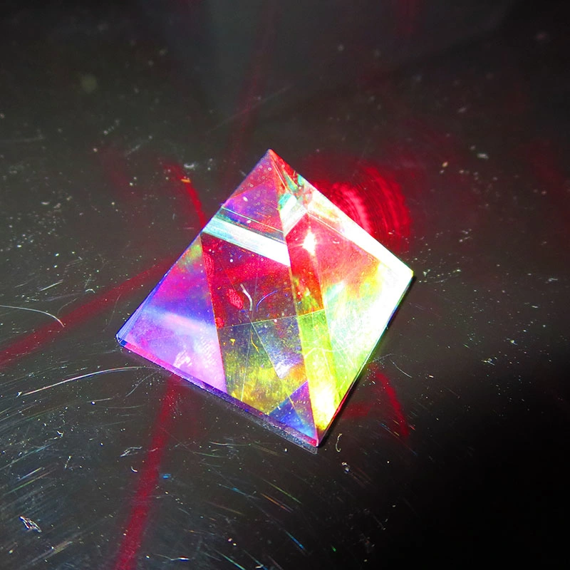 Pyramide Optisches Prism Combiner Bunte Prism Bright Light K9 Glas Optische Instrumente Für Strahlteiler