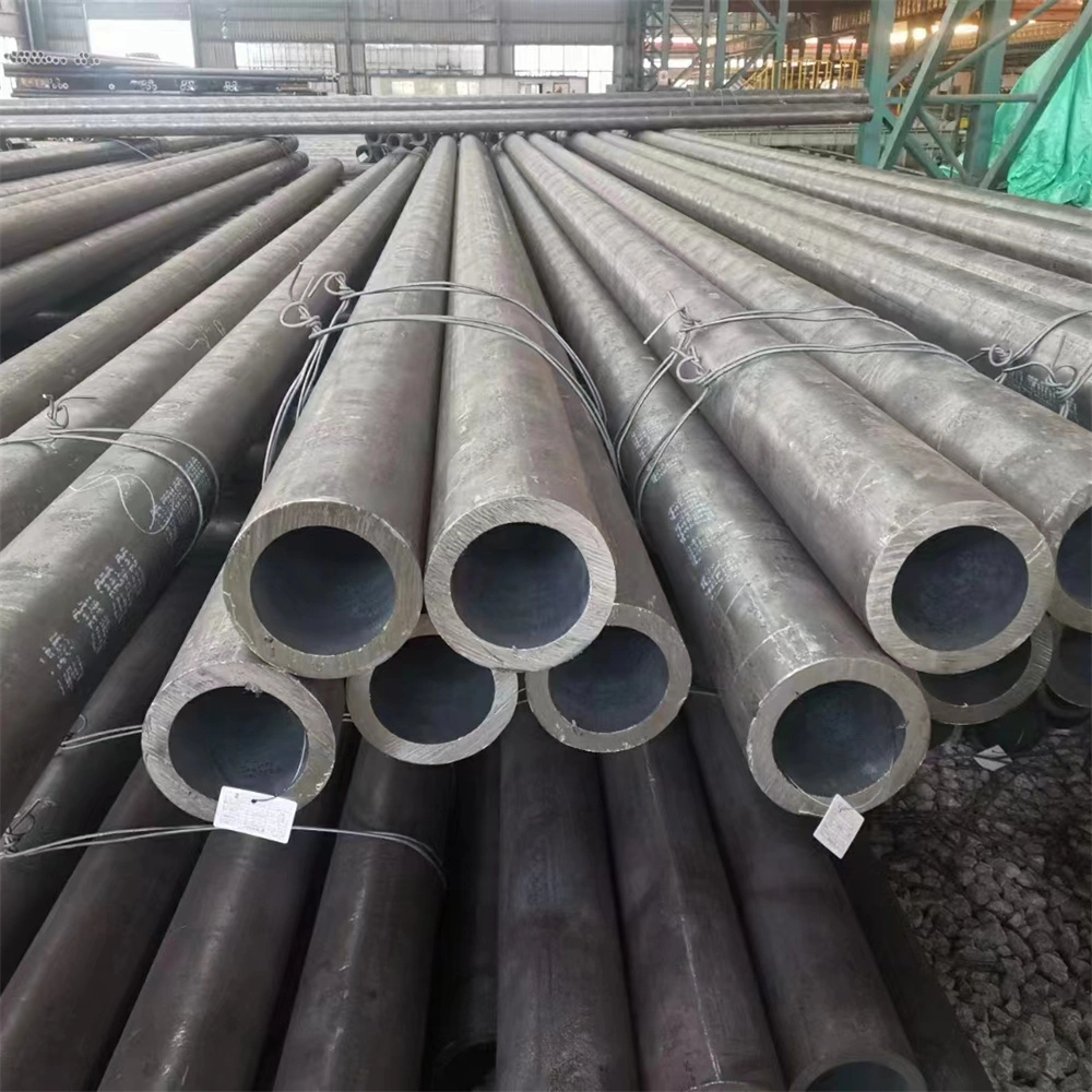 Large Stock Hot Rolled Cold Rolled ASTM A53 API 5L Round Black Seamless Carbon Steel Pipe for Boiler High quality/High cost performance  High Standard Custom Size