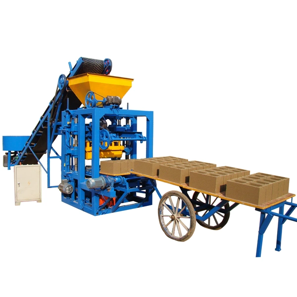 Concrete Solid Block Machine Qt4-24 Cement Hollow Block Making Machine Semi Automatic