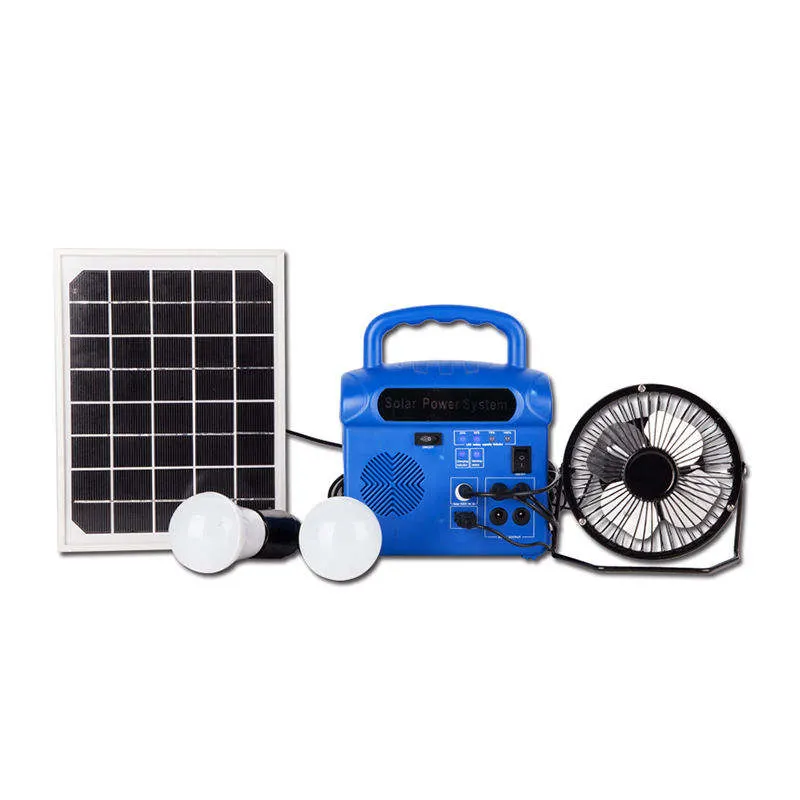 10W Mini 10V DC Solar Home Power System Kit for Camping Charge Phone