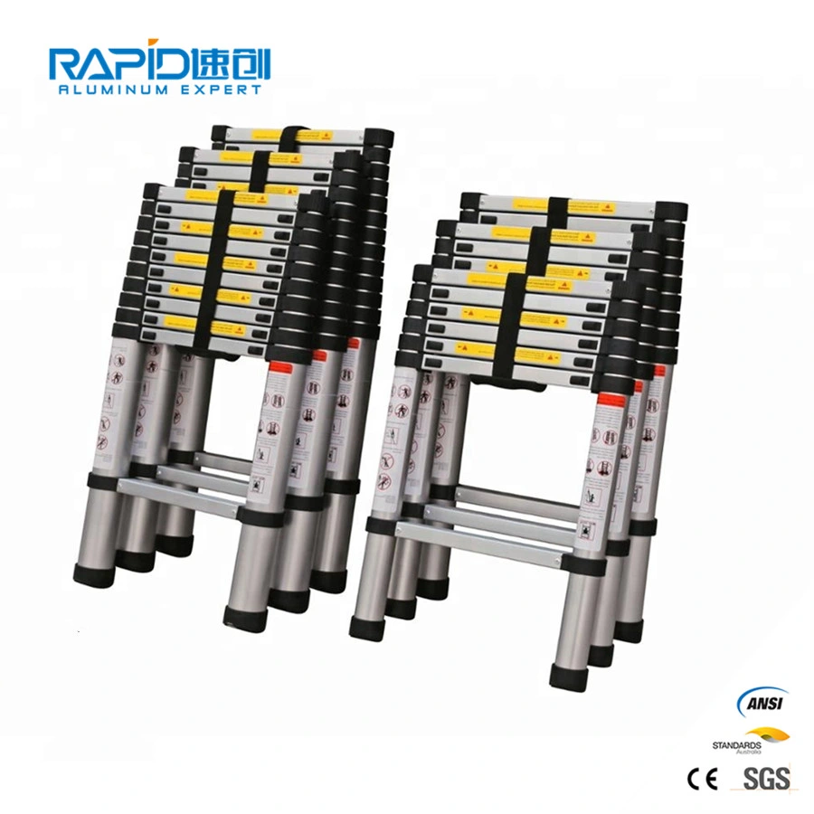 Aluminum Metal Extention Scaffold Scaffolding Step Combination Folding Telescopic Ladder