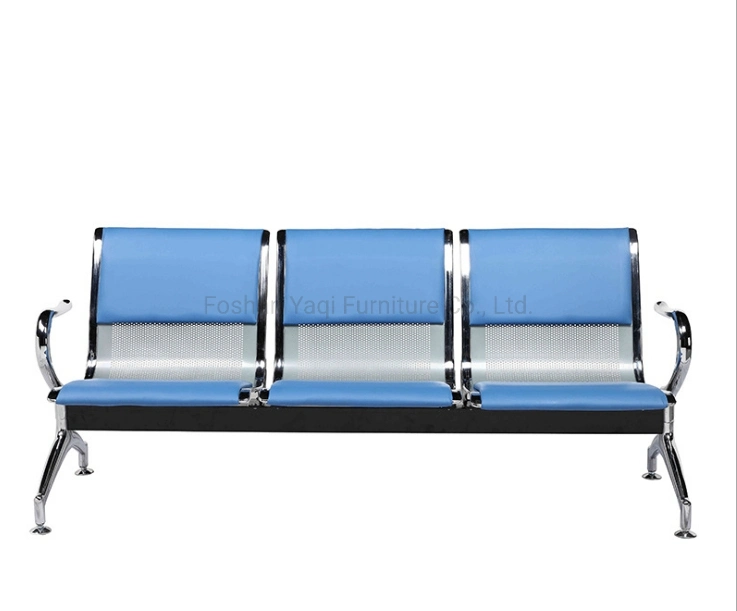 Commercial Office Furniture Visitor Chair Steel Bench Hospital Terminal Seating Airport Hospital Waiting Room Office Waiting Chair (YA-J25)