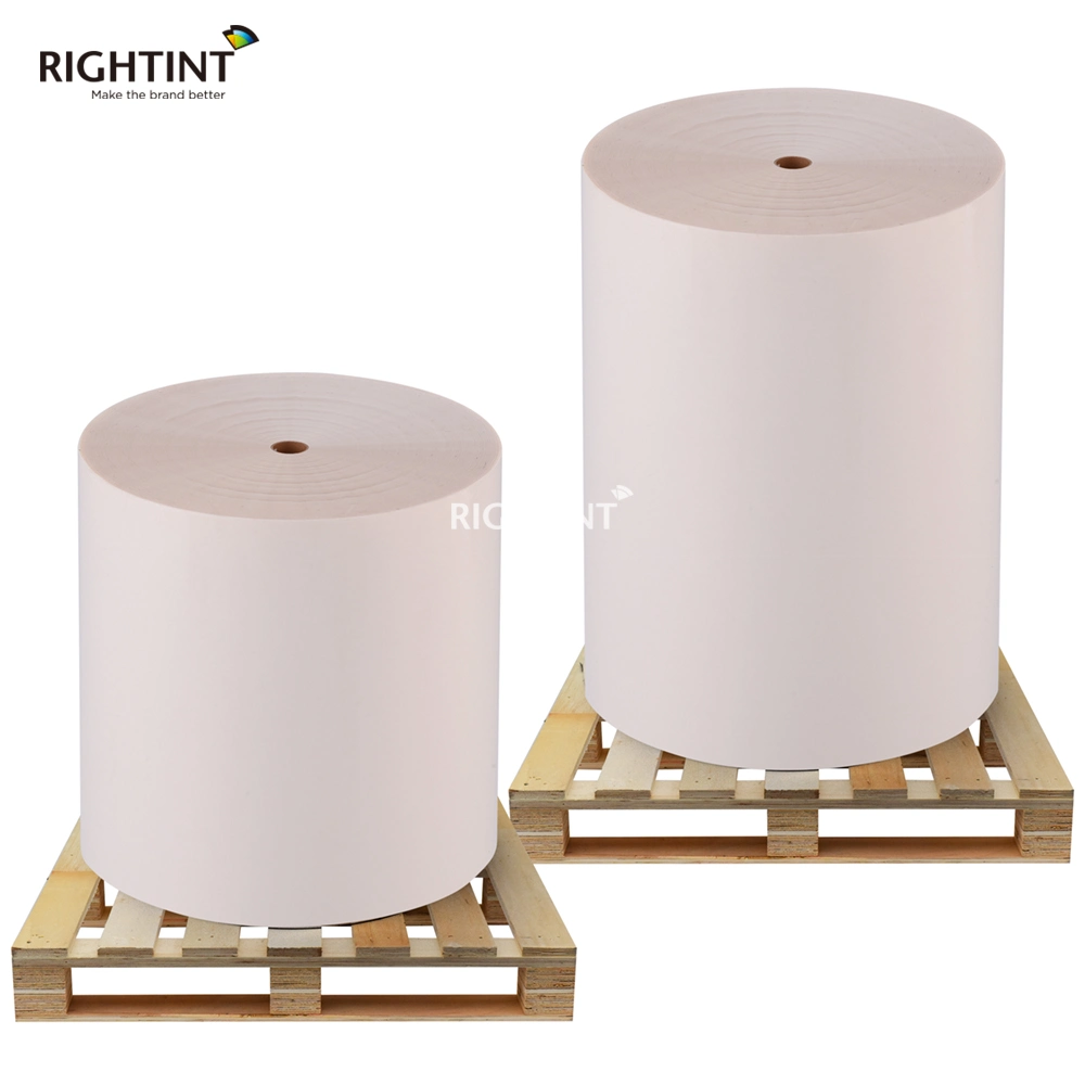 Samples Availabel BOPP film Rightint sticker paper rolls self-adhesive materials