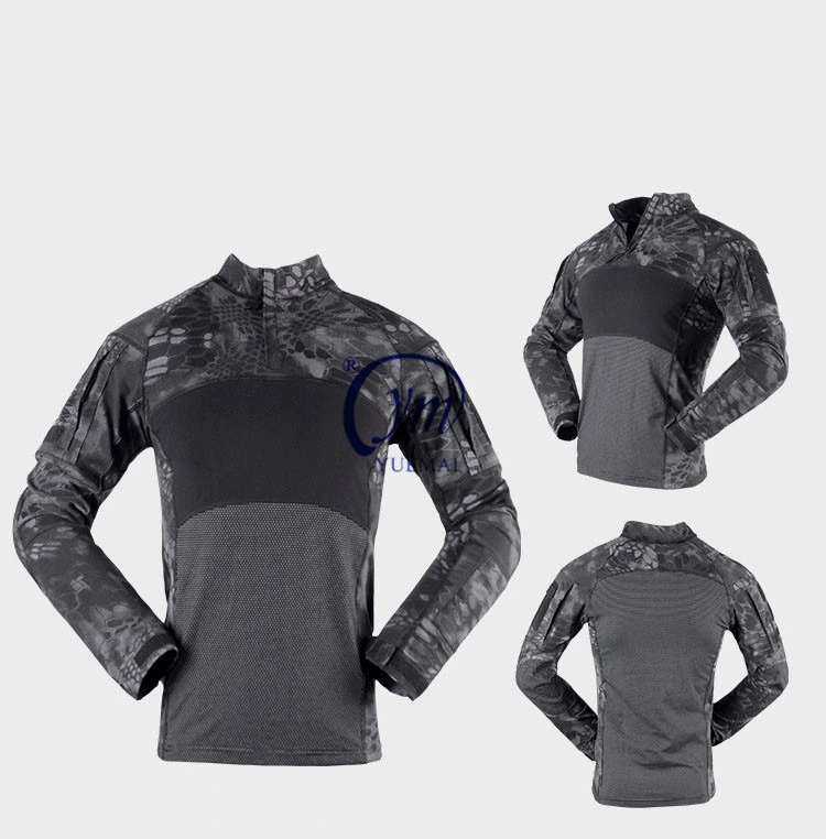 Men&prime; S Outdoor Tactical Hiking Military Uniform T-Shirts Frog Suit