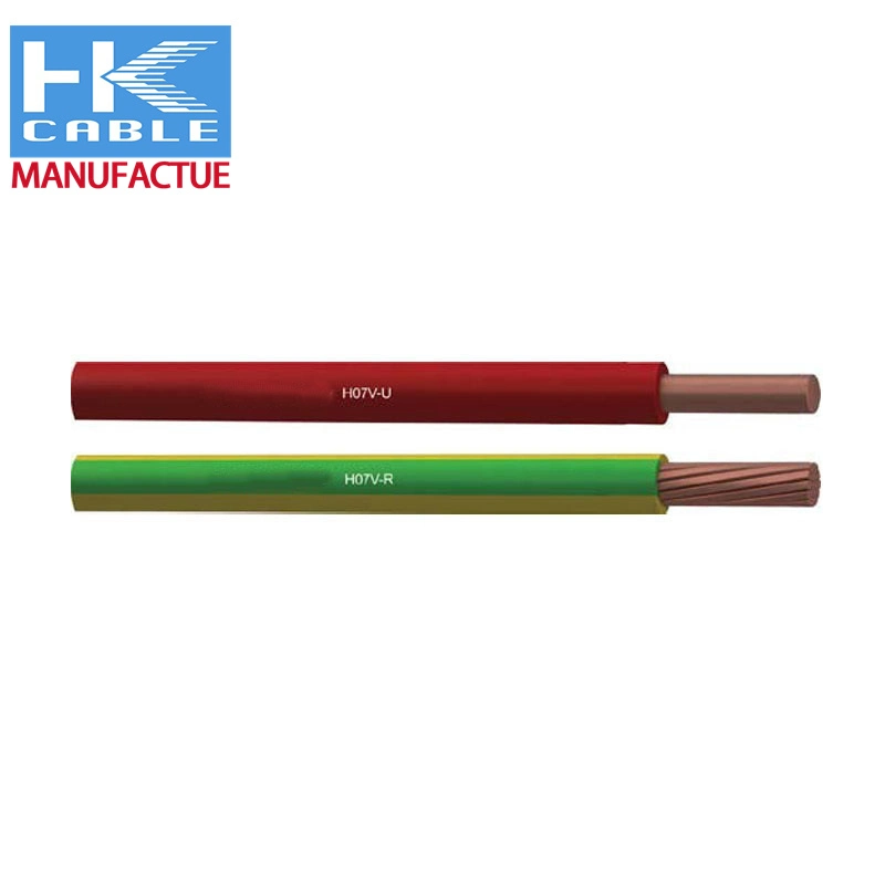 H05V-R 450/750V cable aislado de PVC de 2,5 a 1,5 mm Sq solo cable