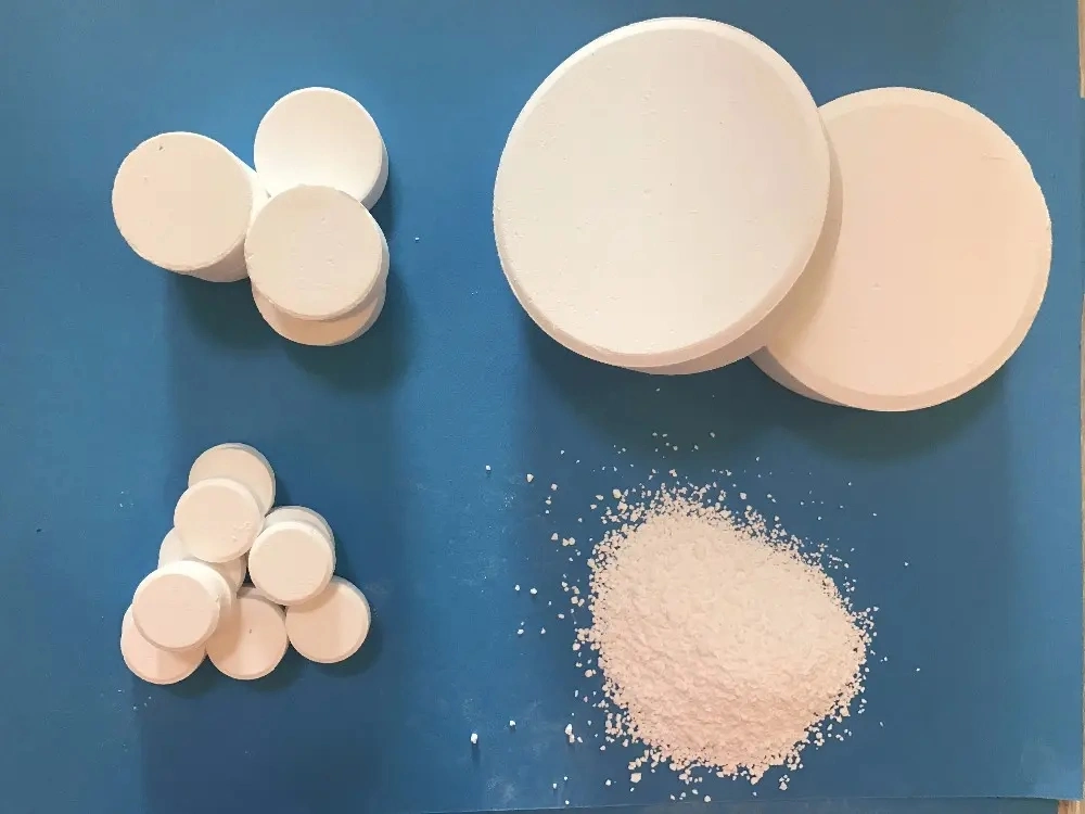 TCCA Chemical Product Factory TCCA 90% Chlorine Tablets Granules Powder for Water Treatment