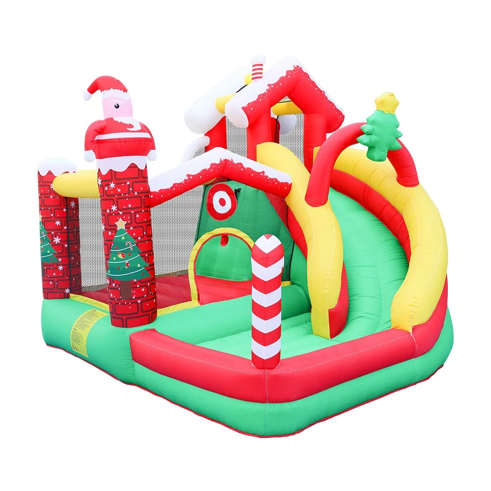 Almofada insuflável comercial Bounce House Jumping castelo com deslize