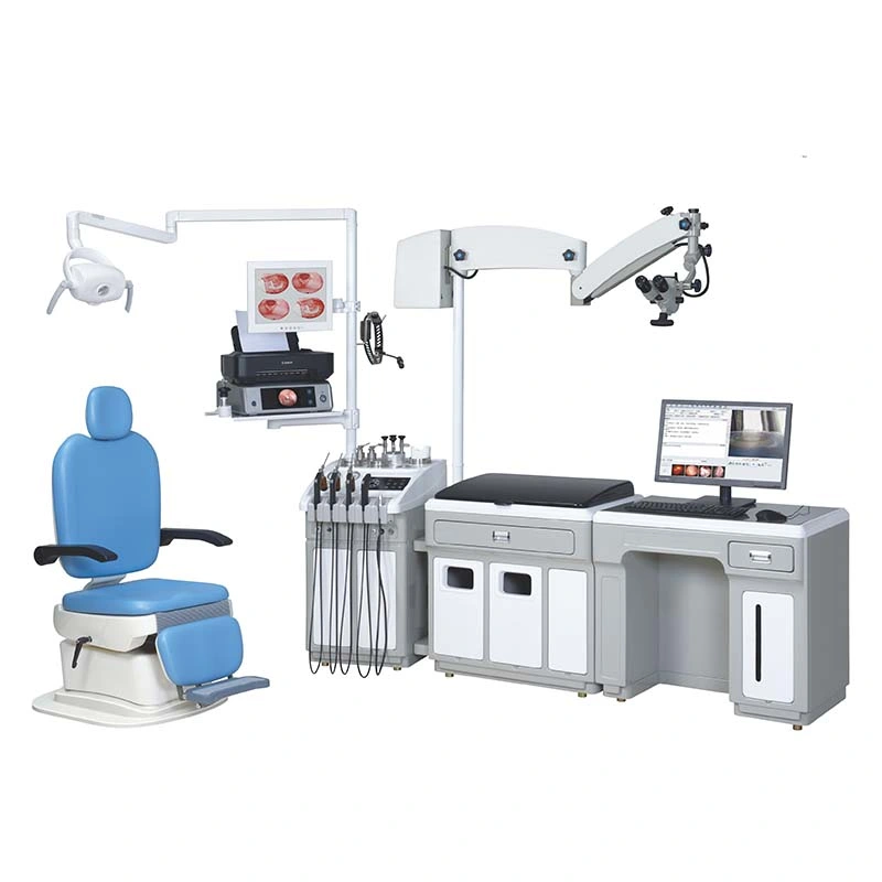 Medical Equipment Ent Comprehensive Ent Treatment Unit with Ent Endoscope Camera Microscope