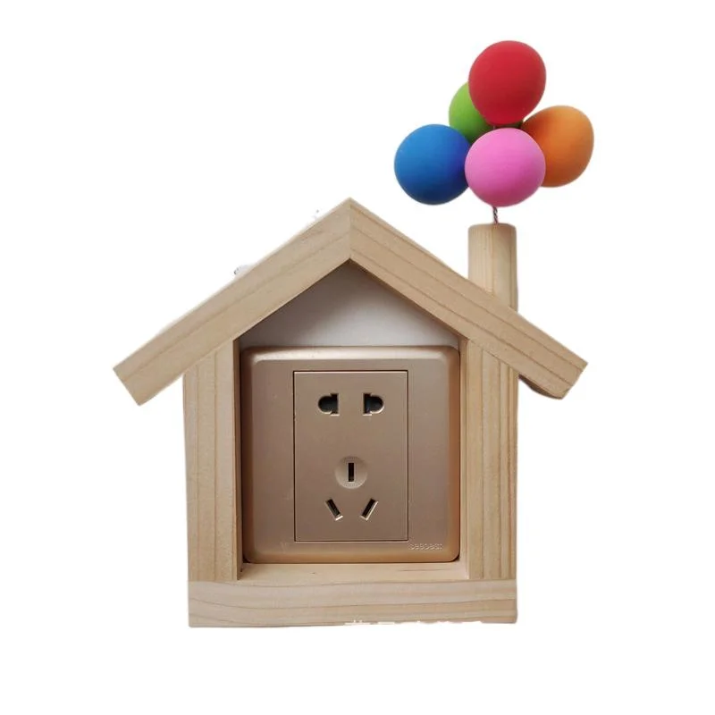 Wall Arts Home Decorations Wooden Home Hanging Switch Stick Socket Frame