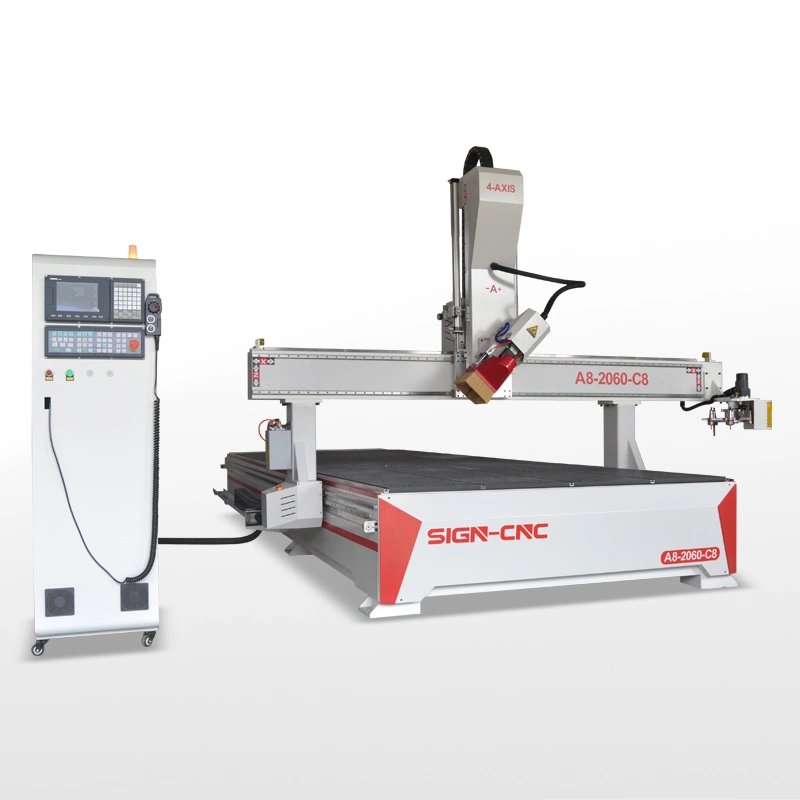 New Type Router Machine 3D Carving on Wood/Acrylics/MDF A8 Series 2000X6000mm CNC Router