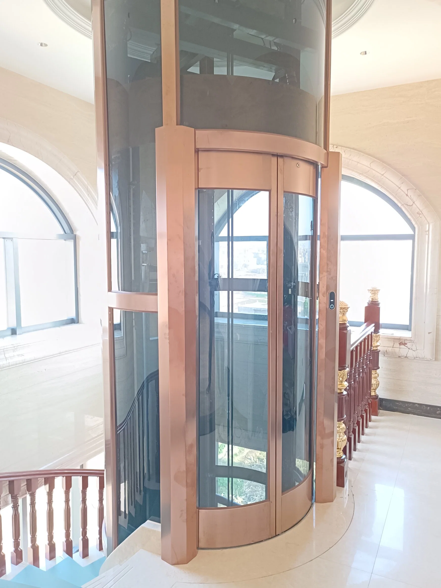 Cheap Price Villa Used Circular Traction Elevator Elevator