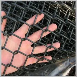 Used Black Hot DIP Galvanized Screen 6FT 8FT 10FT Chain Link Fencing