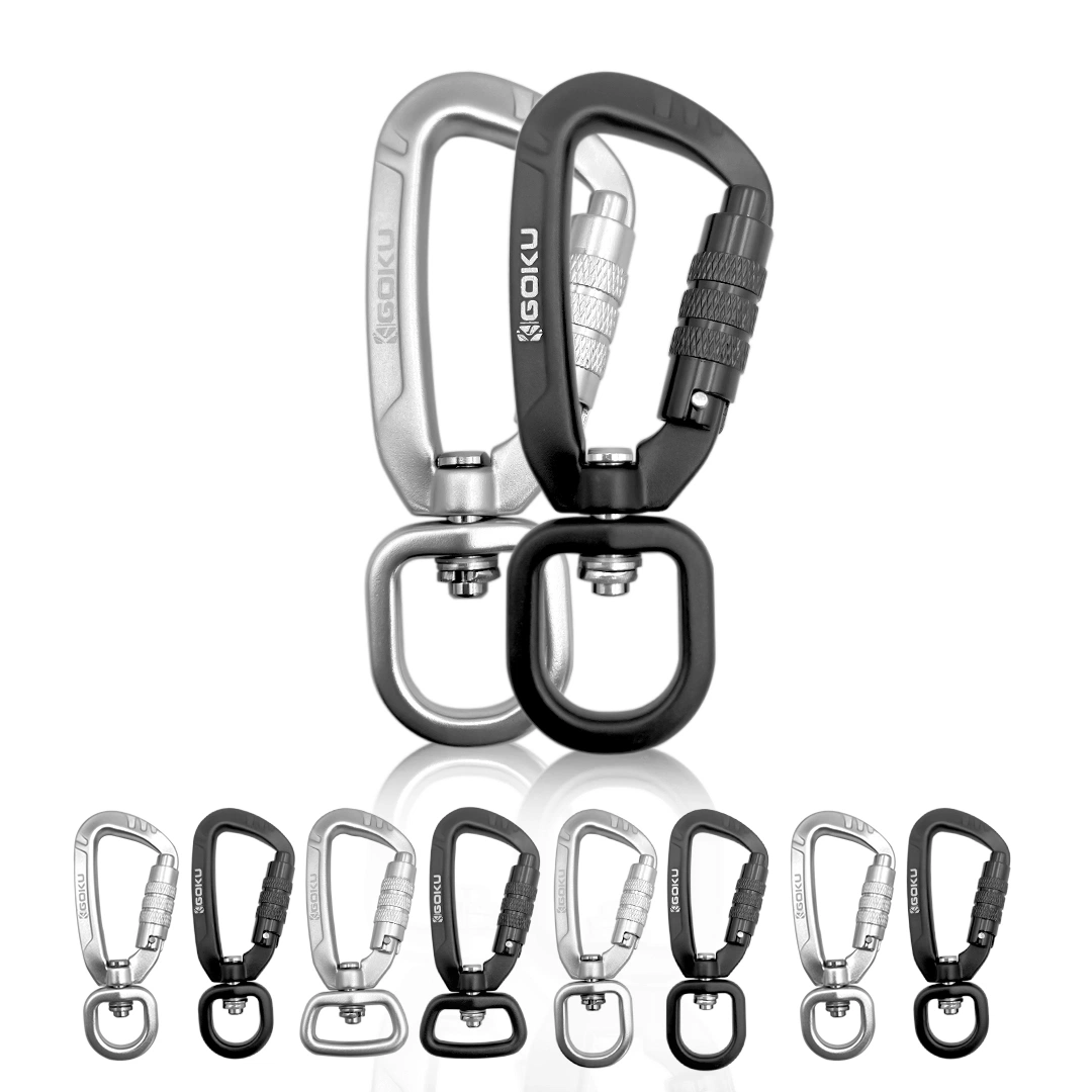 9cm Werbegeschenk Aluminium D Form Karabiner Clip Kletterkarabiner Für Schlüssel