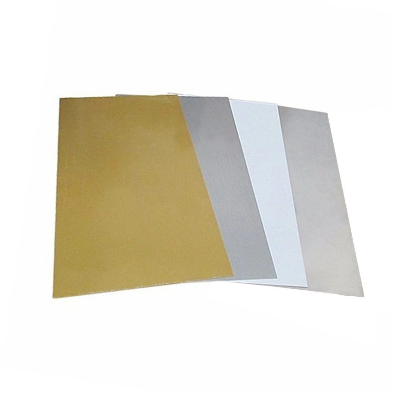 Acier inoxydable/aluminium/galvanisé/cuivre/laminé à froid 0.1 7075 impression de sublimation finition miroir ondulée Feuilles de couverture en tôle d'aluminium en couleurs