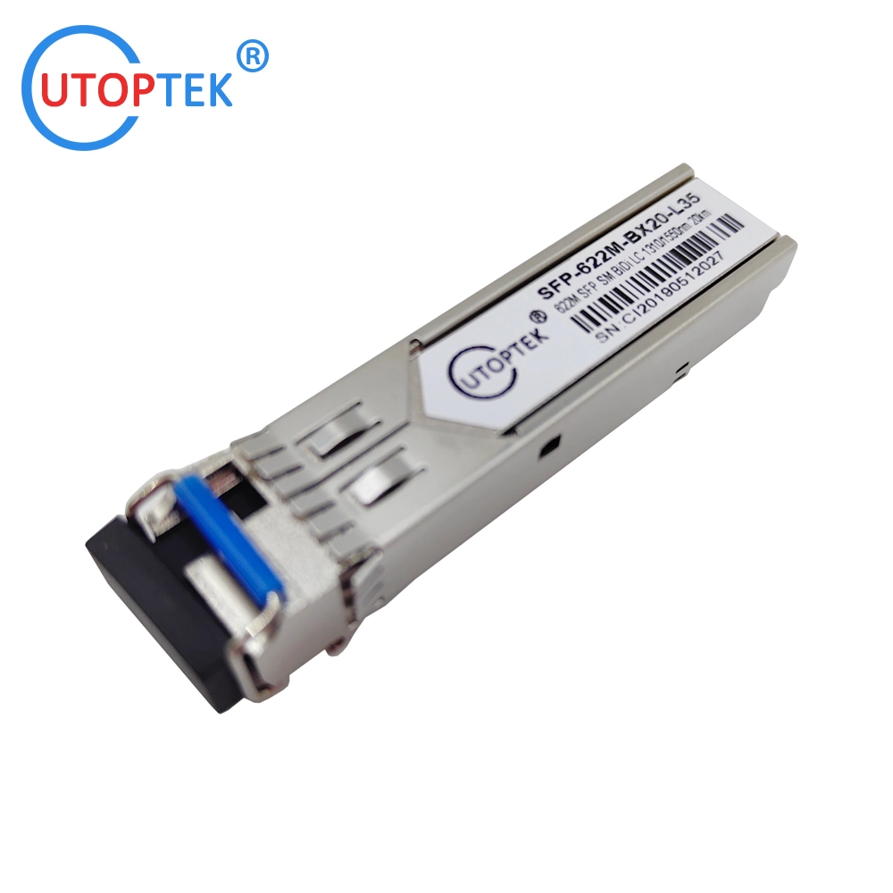 جهاز إرسال واستقبال ألياف ضوئية SFP Bidi بطول 40 كم LC 1310/1550 SFP وحدة STM-4