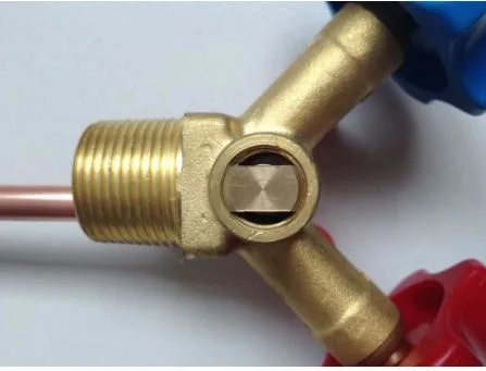 Y-Valve, Refrigerant Cylinder Valve with Pipe