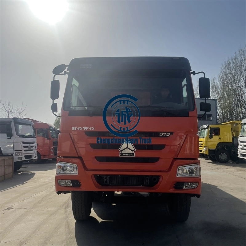 Sinotruck 375 caballos de fuerza 12 utilizan ruedas de camión volquete Precio