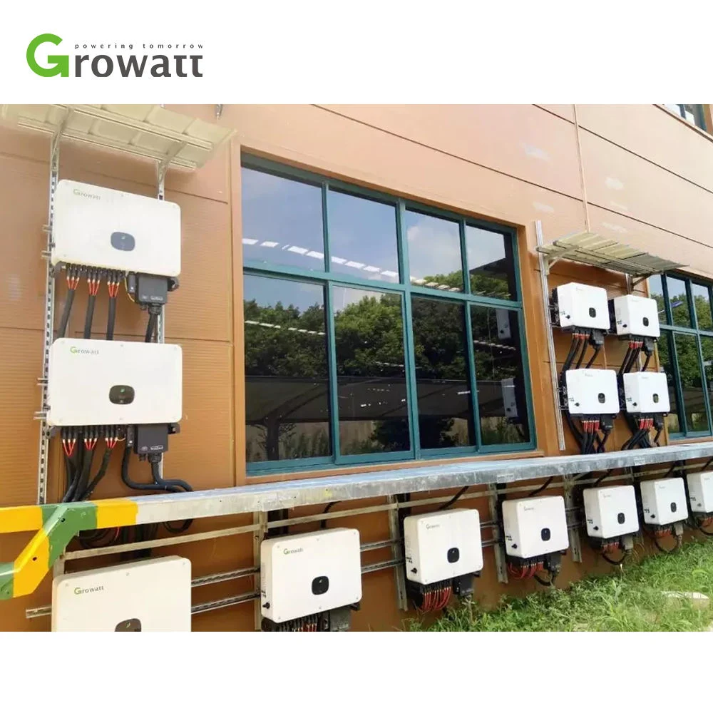 Heavy Duty Growatt inversor solar de alta potencia en la cuadrícula de 30kw 36kw a 40kw a 50kw 380 Voltios inversor de Generadores de Energía Solar Fotovoltaica módulo WiFi