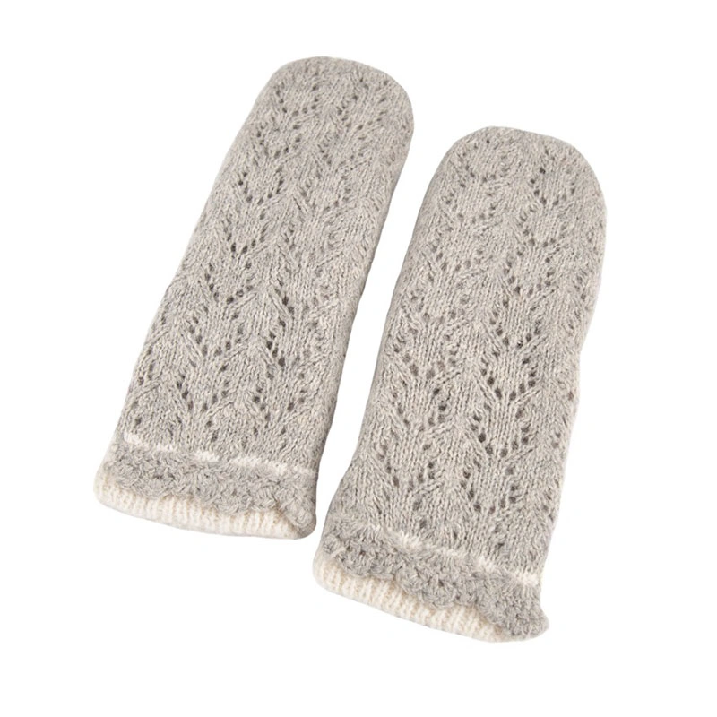 Термальные перчатки без органов управления Перчатки рукав перчатки Зимние вязаные вязаные вязаные вязаные перчатки Перчатки для запястья для женщин и девочек