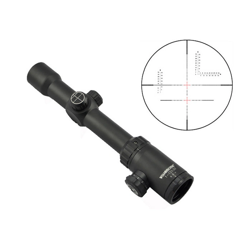 Visionking 1-12x30 Mil-DOT táctico ámbitos el alcance de 30 mm resistente al agua para la caza alcance (1-12X30FFP)